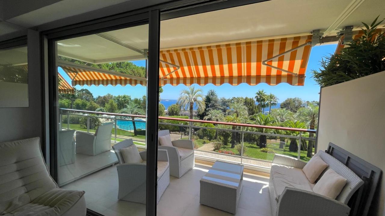 Appartement 2 Chambres Vue Mer Panoramique, Proche Croisette Cannes Vallauris Exterior foto