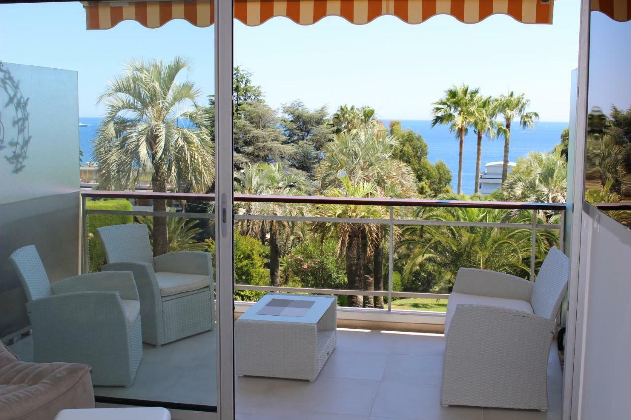 Appartement 2 Chambres Vue Mer Panoramique, Proche Croisette Cannes Vallauris Exterior foto